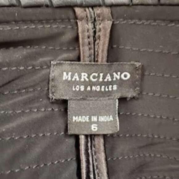 Marciano Shayna Drape Leather Jacket - Picture 4 of 4